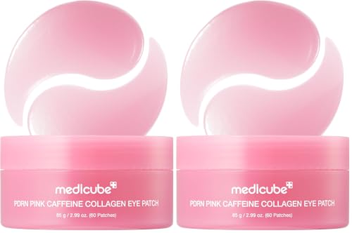 medicube Hydrogel Eye Patches with PDRN, Caffeine & Collagen (60 Counts)