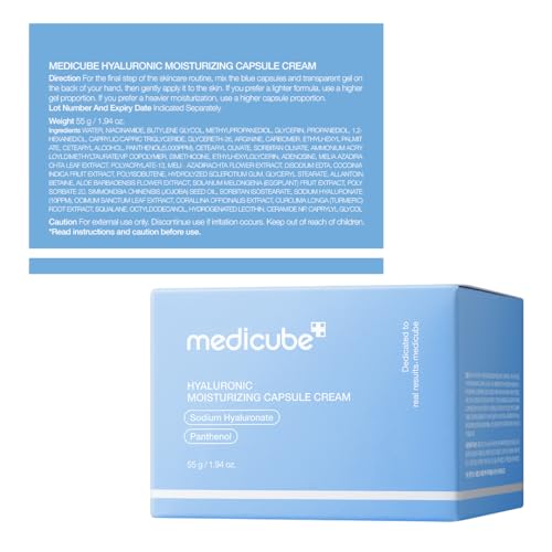 medicube Capsule Cream with Hyaluronic Acid for 120H Lasting Hydration
