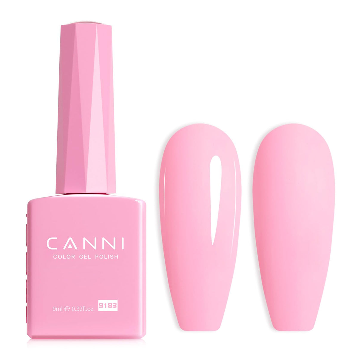 CANNI 9ml Light Yellow Green Gel Nail Polish High Gloss UV LED Soak Off Gel