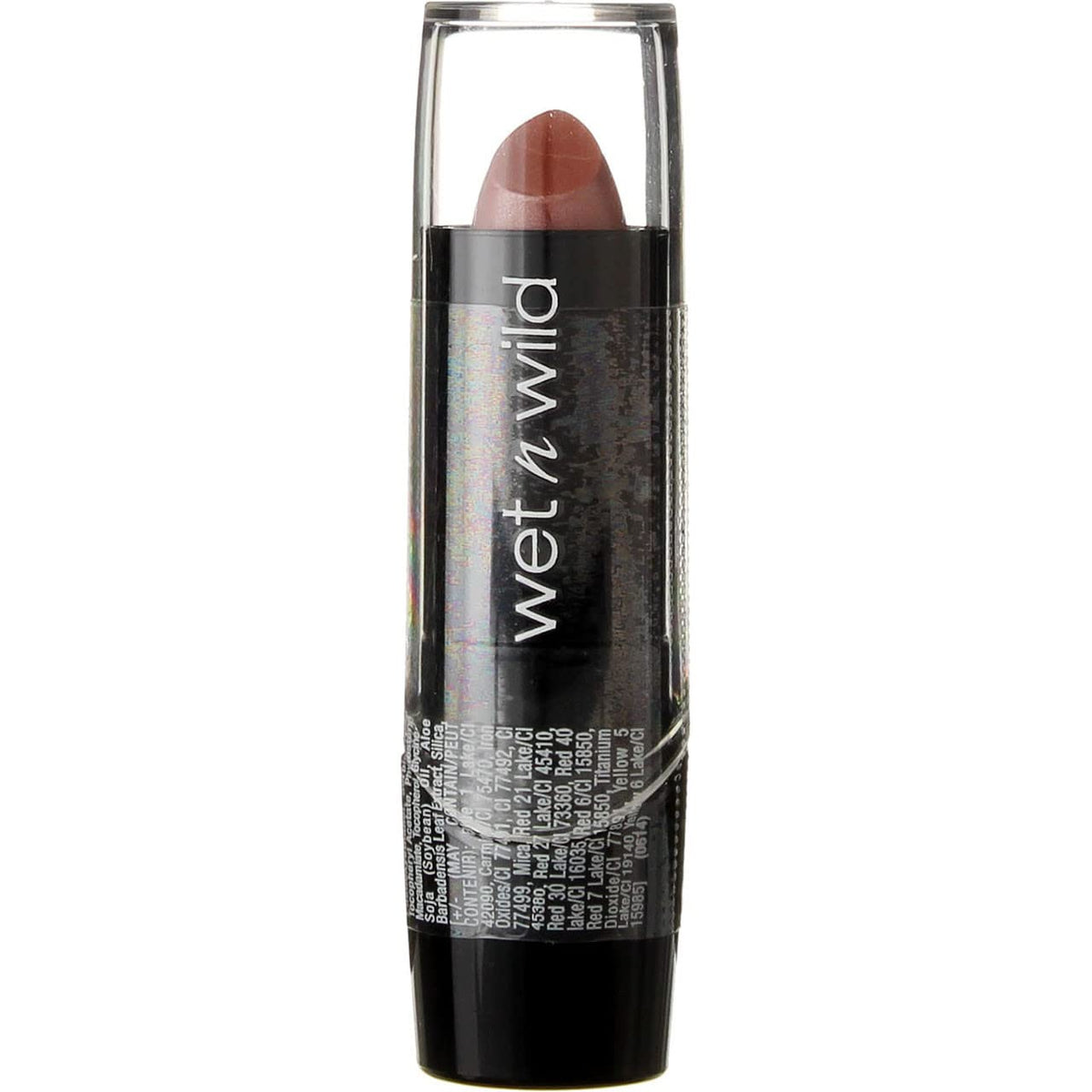 wet n wild Silk Finish Lipstick, Hydrating Rich Buildable Lip Color, Formulated with Vitamins A,E, & Macadamia for Ultimate Hydration, Cruelty-Free & Vegan - Dark Pink Frost
