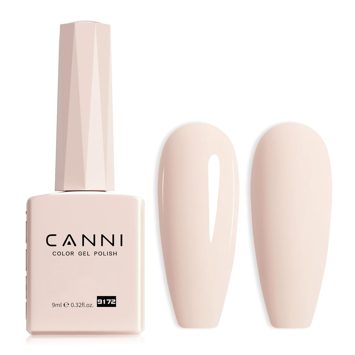 CANNI 9ml Light Yellow Green Gel Nail Polish High Gloss UV LED Soak Off Gel