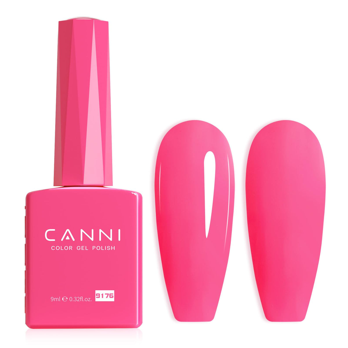 CANNI 9ml Light Yellow Green Gel Nail Polish High Gloss UV LED Soak Off Gel