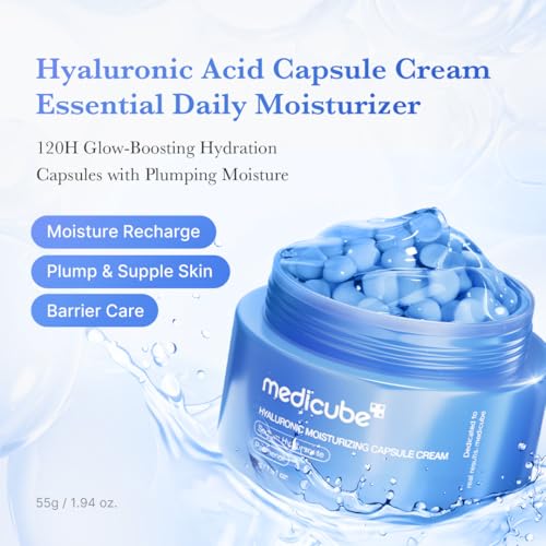 medicube Capsule Cream with Hyaluronic Acid for 120H Lasting Hydration