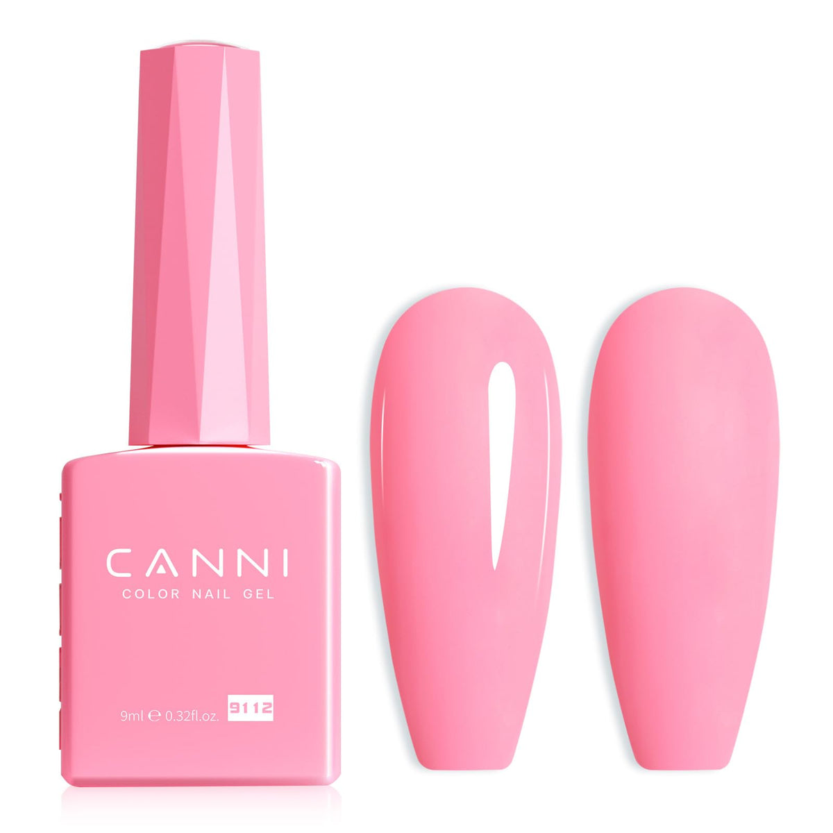 CANNI 9ml Light Yellow Green Gel Nail Polish High Gloss UV LED Soak Off Gel