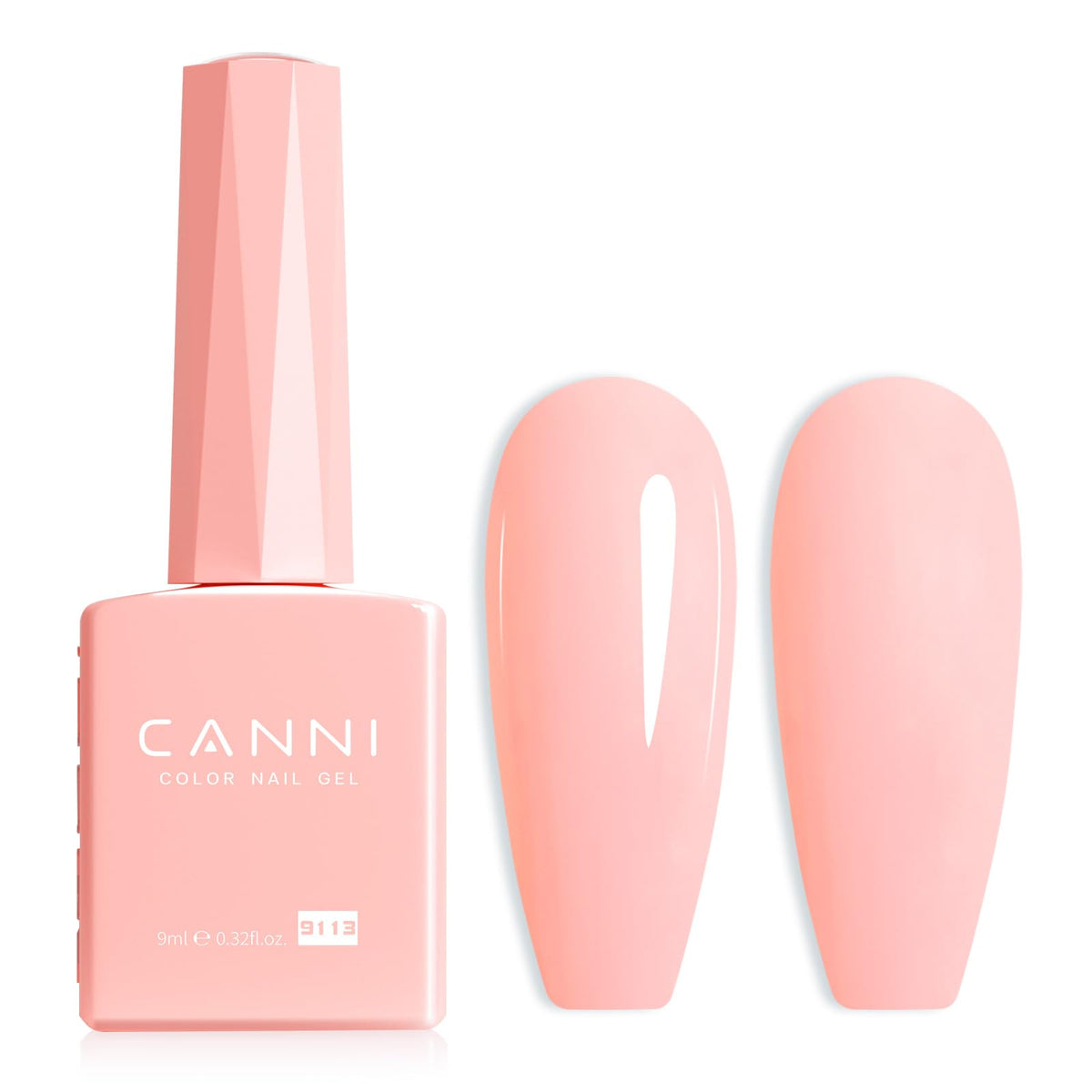 CANNI 9ml Light Yellow Green Gel Nail Polish High Gloss UV LED Soak Off Gel