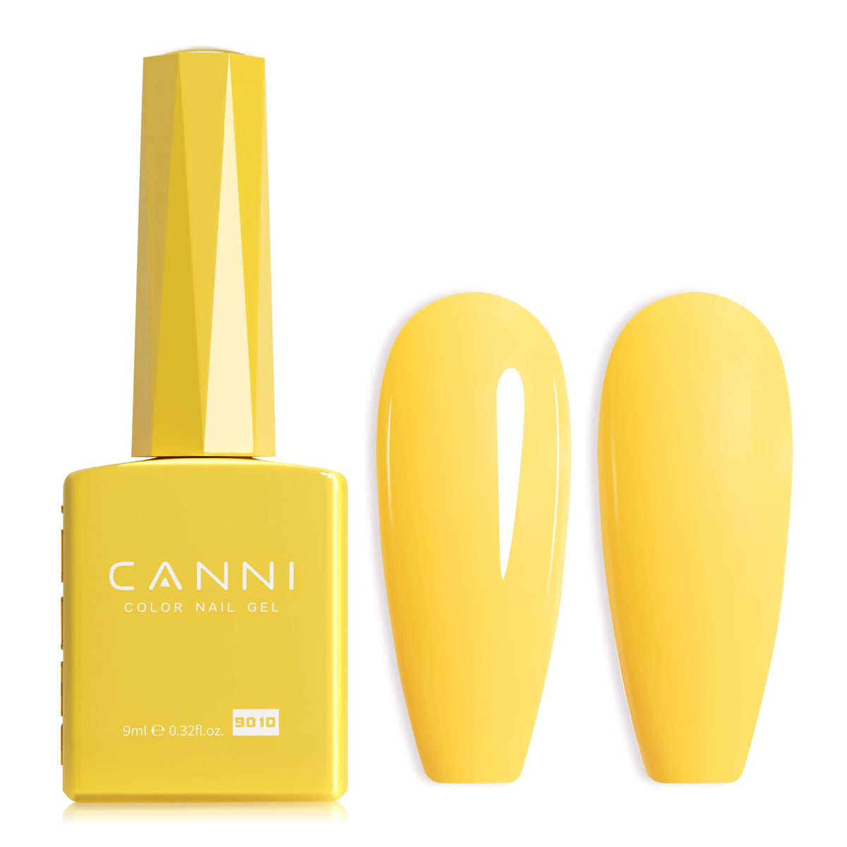 CANNI 9ml Light Yellow Green Gel Nail Polish High Gloss UV LED Soak Off Gel