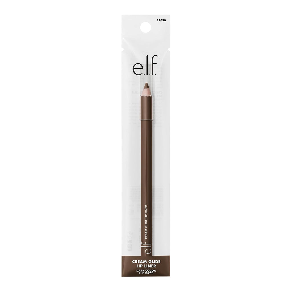 e.l.f. Cream Glide Lip Liner, Highly-Pigmented Pencil For Shaping & Sculpting Lips, Semi-Matte Finish, Vegan & Cruelty-Free