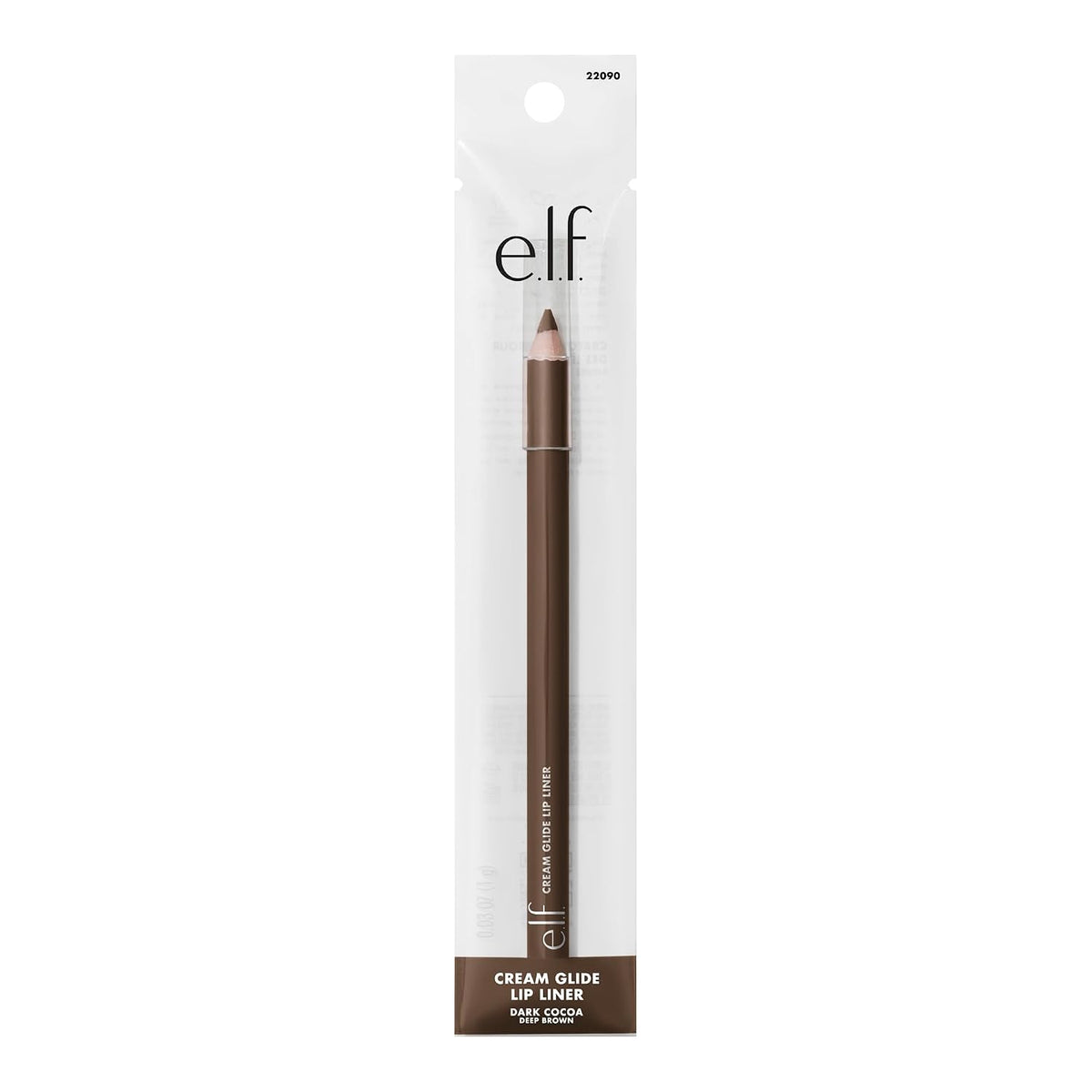 e.l.f. Cream Glide Lip Liner, Highly-Pigmented Pencil For Shaping & Sculpting Lips, Semi-Matte Finish, Vegan & Cruelty-Free