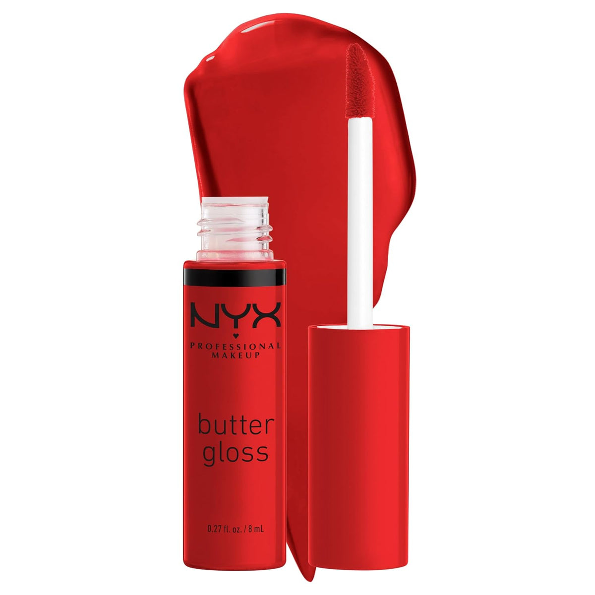NYX PROFESSIONAL MAKEUP Butter Gloss, Non-Sticky Lip Gloss - Sugar Glass ,Clear