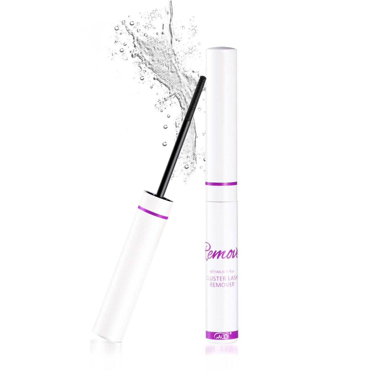 GAQQI Lash Cluster Glue, Waterproof Bond and Seal Lash Glue, Black - 2PCS