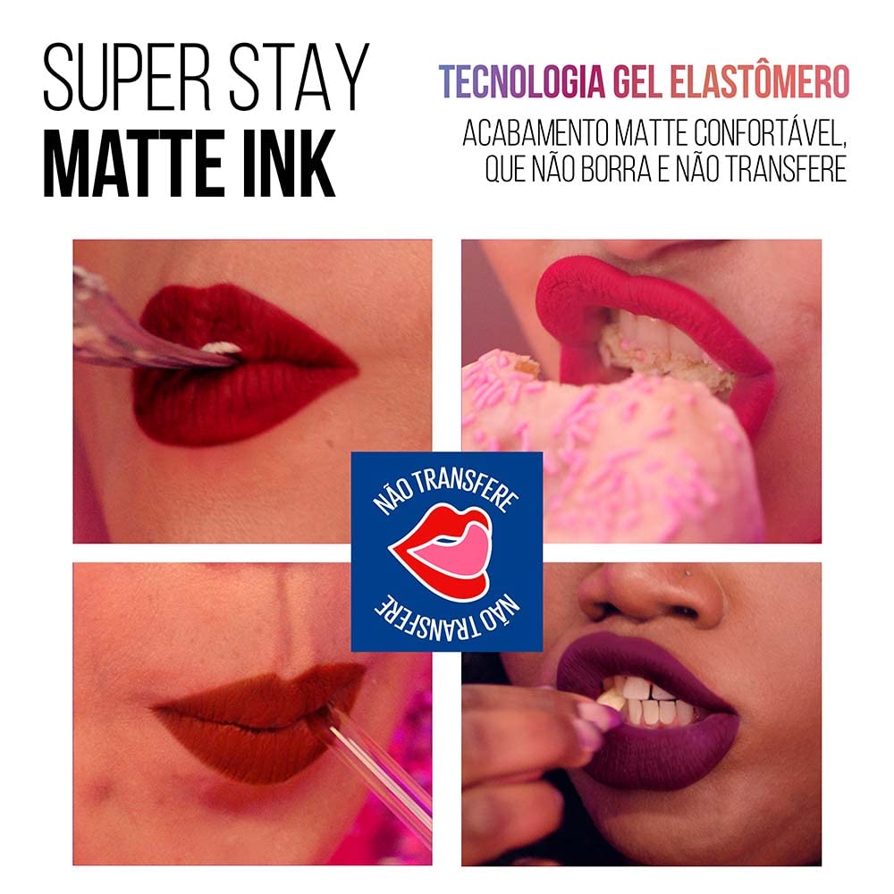 Maybelline Super Stay Matte Ink Liquid Lipstick Makeup, Exhilarator