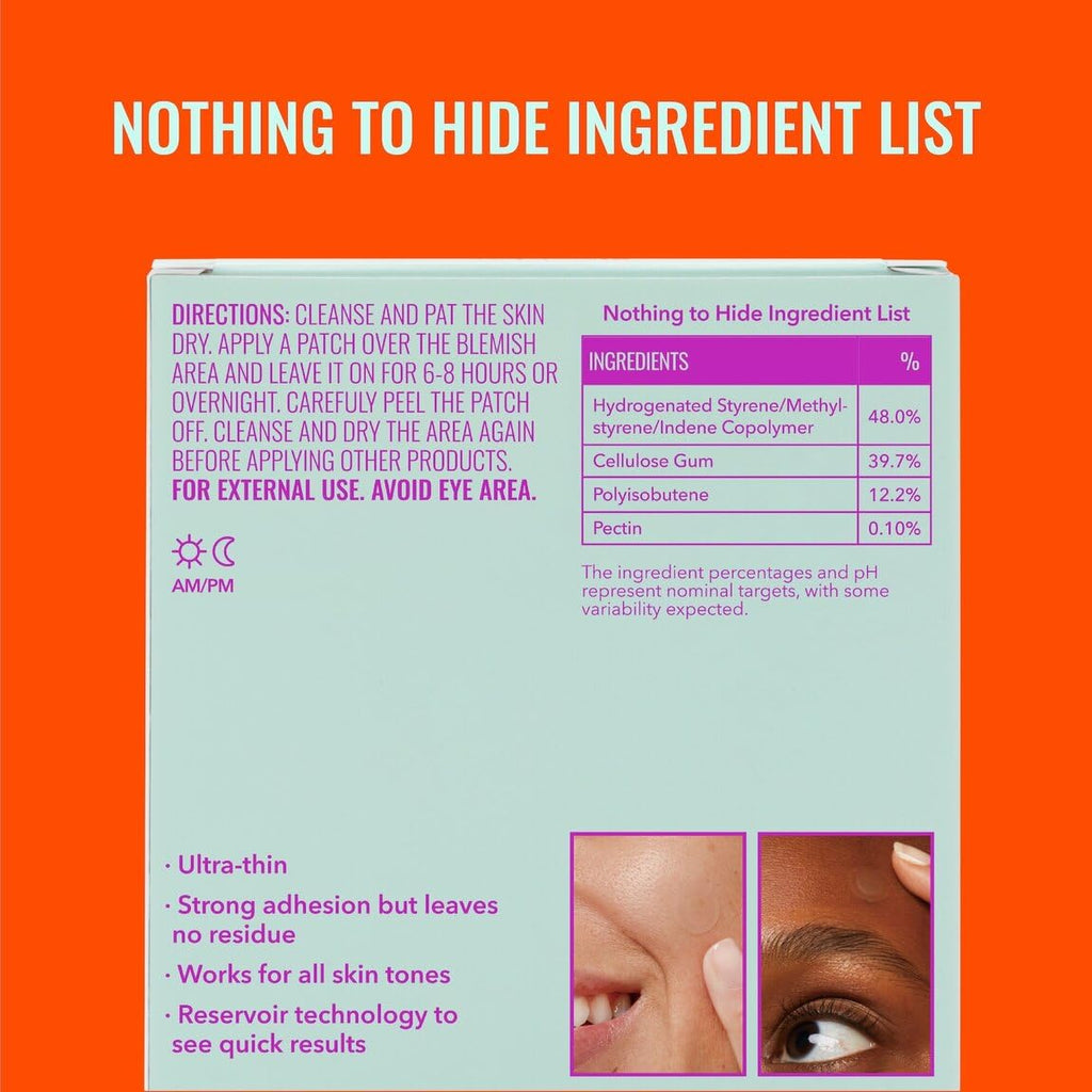 Good Molecules Pimple Patches, Hydrocolloid Patches for Face, 180 Count