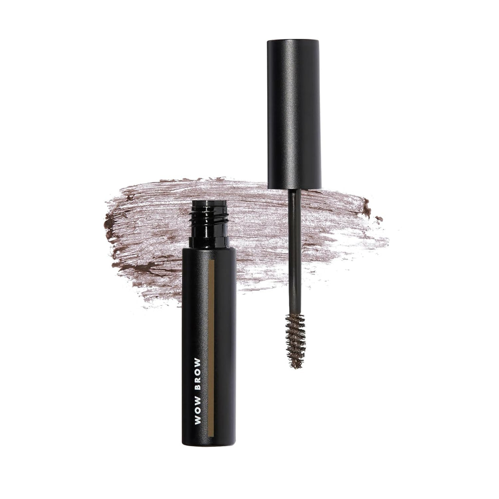 e.l.f. Wow Brow Gel, Volumizing, Buildable, Wax-Gel Hybrid, Creates Full, Voluminous-Looking Brows, Locks Brow Hairs In Place, Neutral Brown, Fiber-Infused 3.5g