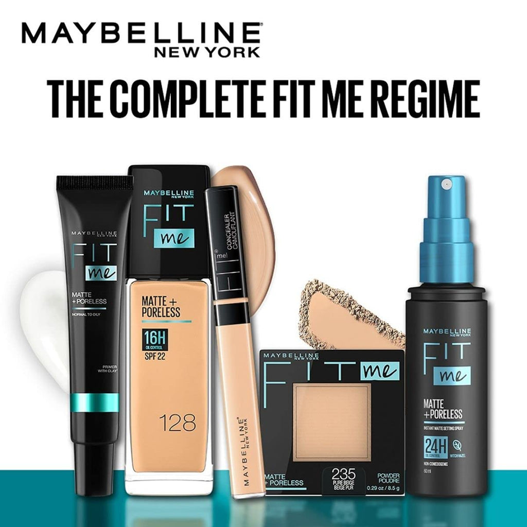 Maybelline Fit Me Matte + Poreless Pressed Face Powder Makeup & Setting Powder, Natural Beige, 1 Count
