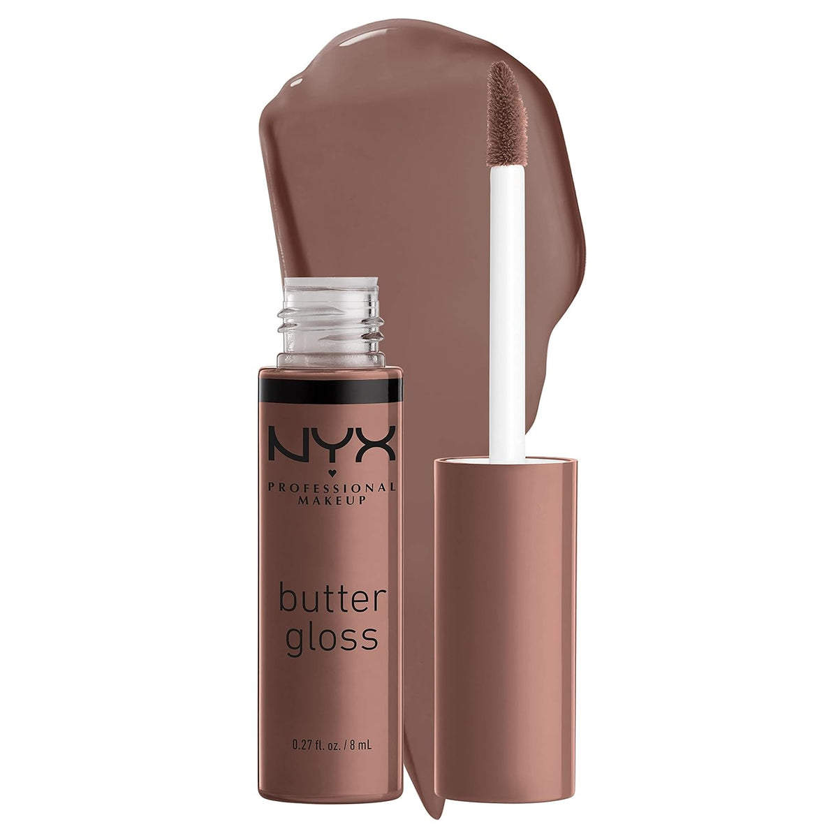 NYX PROFESSIONAL MAKEUP Butter Gloss, Non-Sticky Lip Gloss - Sugar Glass ,Clear