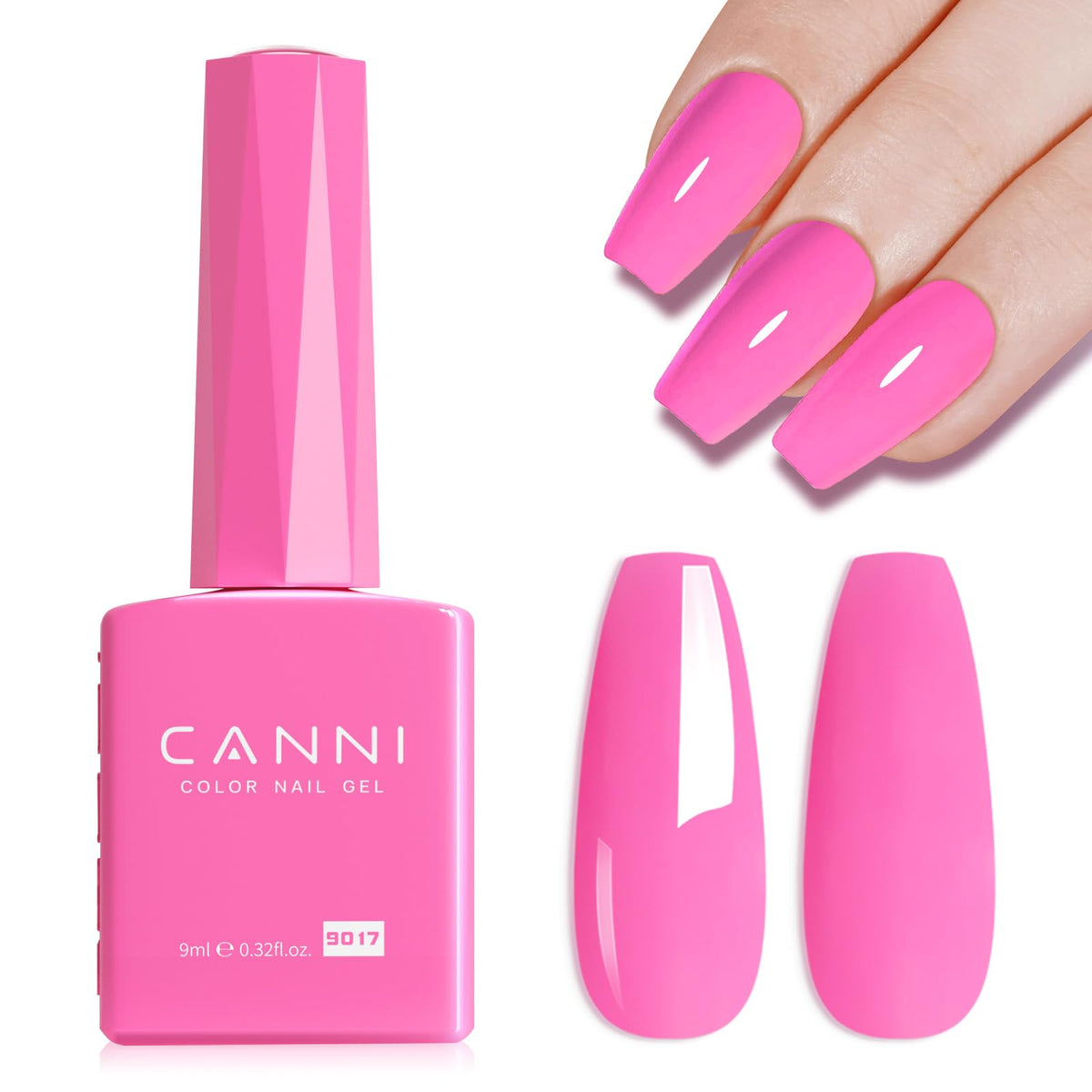 CANNI 9ml Light Yellow Green Gel Nail Polish High Gloss UV LED Soak Off Gel