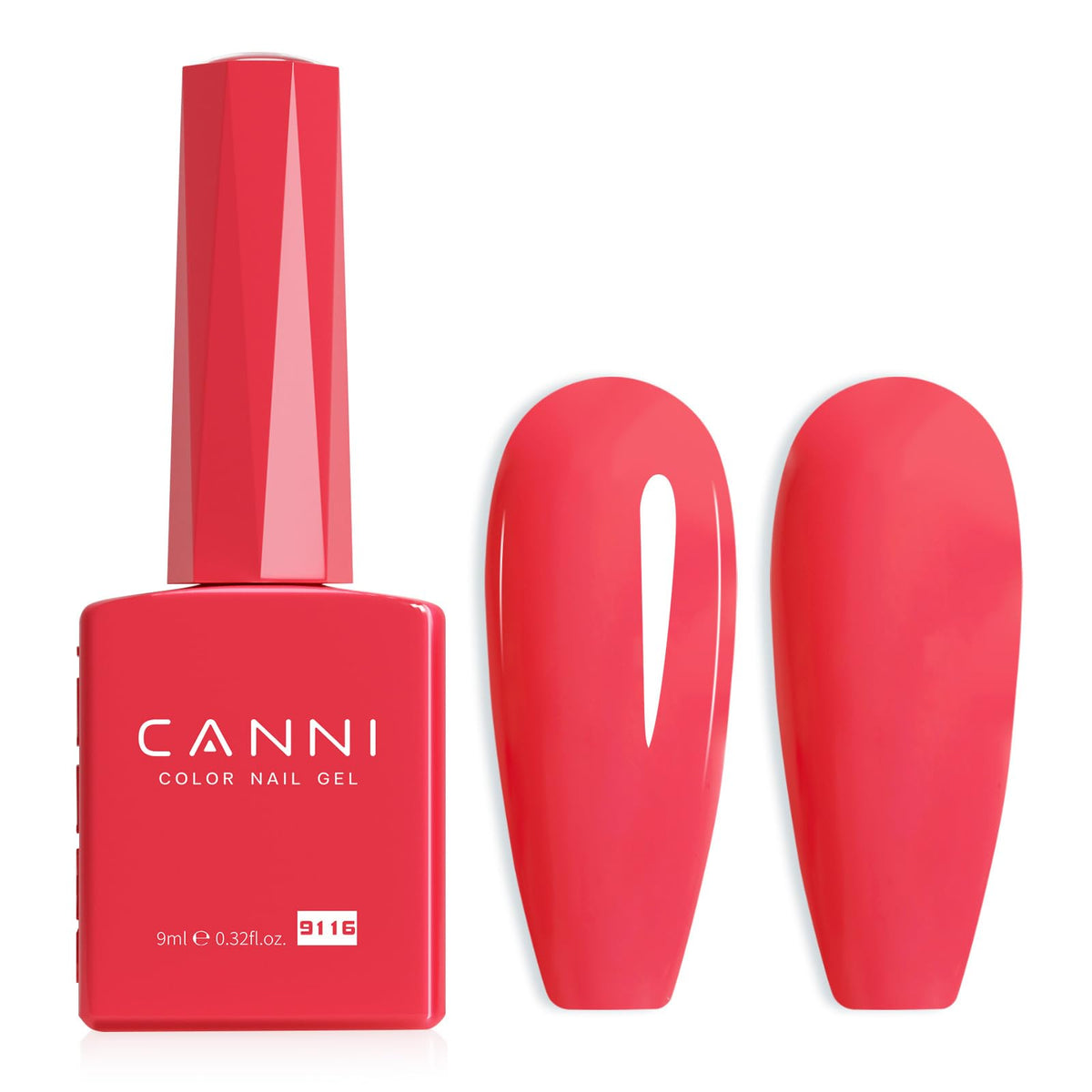 CANNI 9ml Light Yellow Green Gel Nail Polish High Gloss UV LED Soak Off Gel