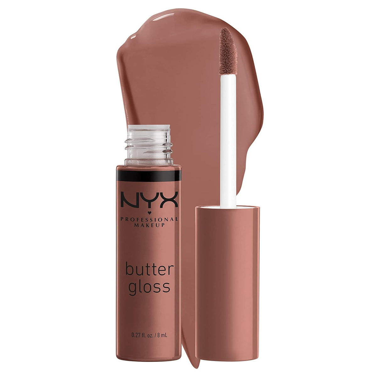 NYX PROFESSIONAL MAKEUP Butter Gloss, Non-Sticky Lip Gloss - Sugar Glass ,Clear