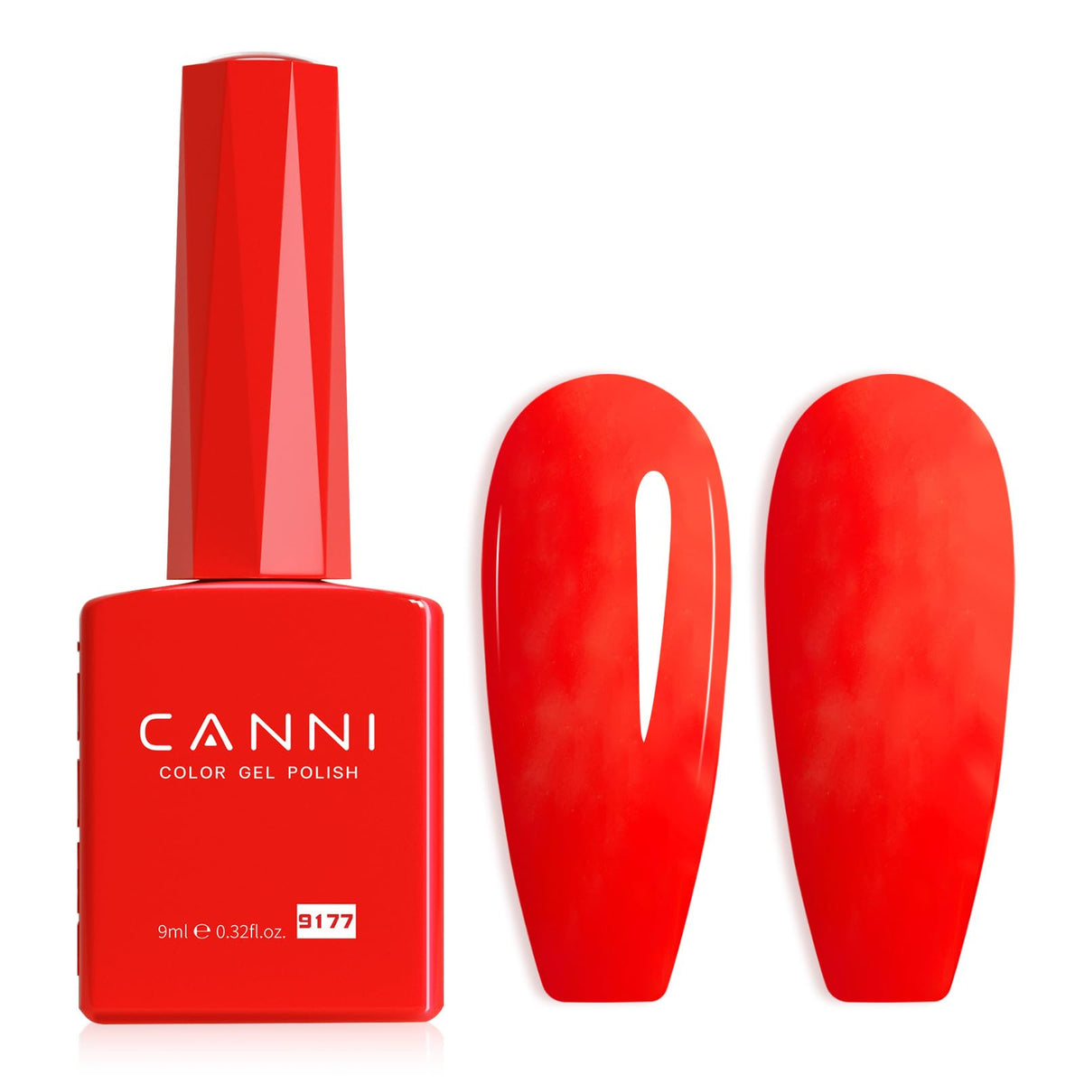 CANNI 9ml Light Yellow Green Gel Nail Polish High Gloss UV LED Soak Off Gel