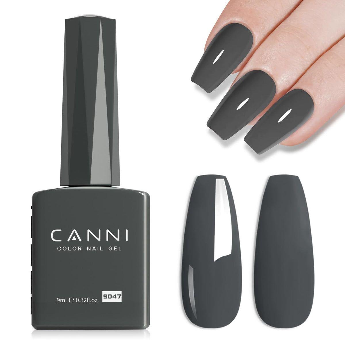 CANNI 9ml Light Yellow Green Gel Nail Polish High Gloss UV LED Soak Off Gel