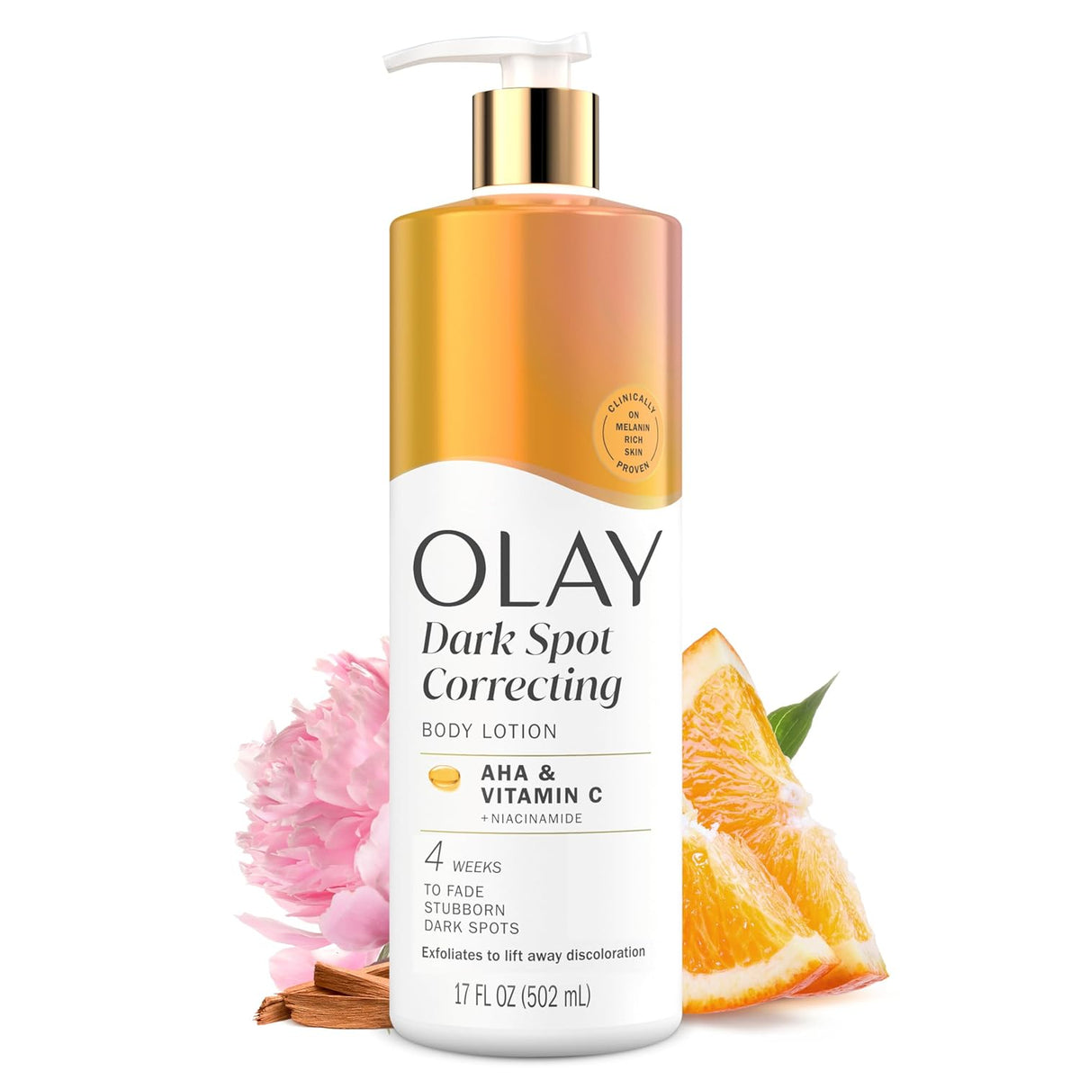 Olay Body Lotion for Women, Firming with Collagen Peptides Serum, Visibly Firmer Skin, 24hr Moisture & Hydration, Fast Absorbing Formula, Vitamin B3 Complex, For All Skin Types, 17 fl oz