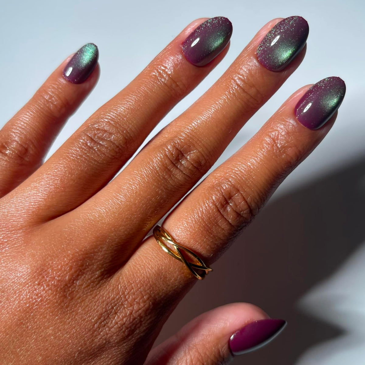 Glamnetic Halloween Press On Nails, Short Almond Glazed, October Nights