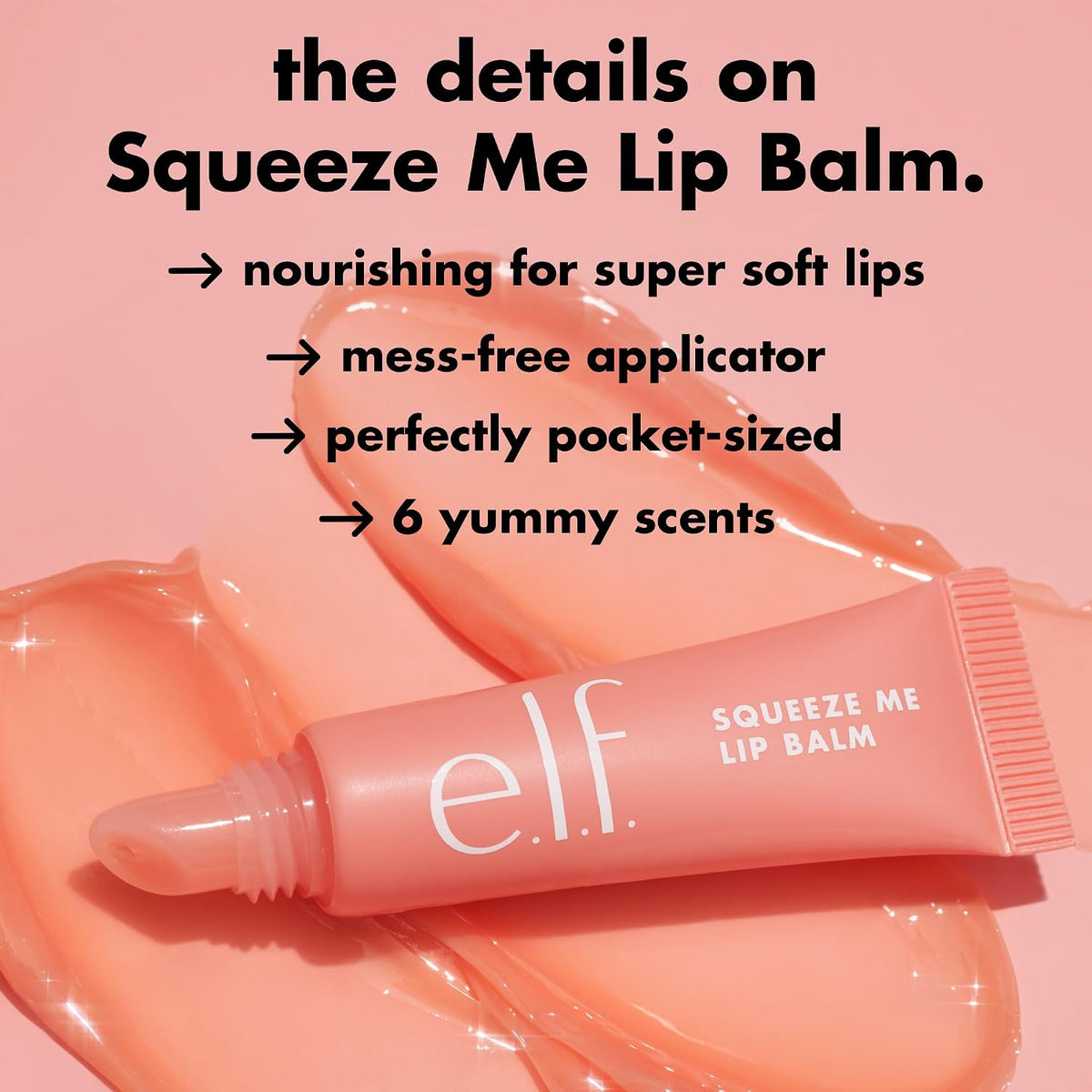 e.l.f. Squeeze Me Lip Balm, Strawberry