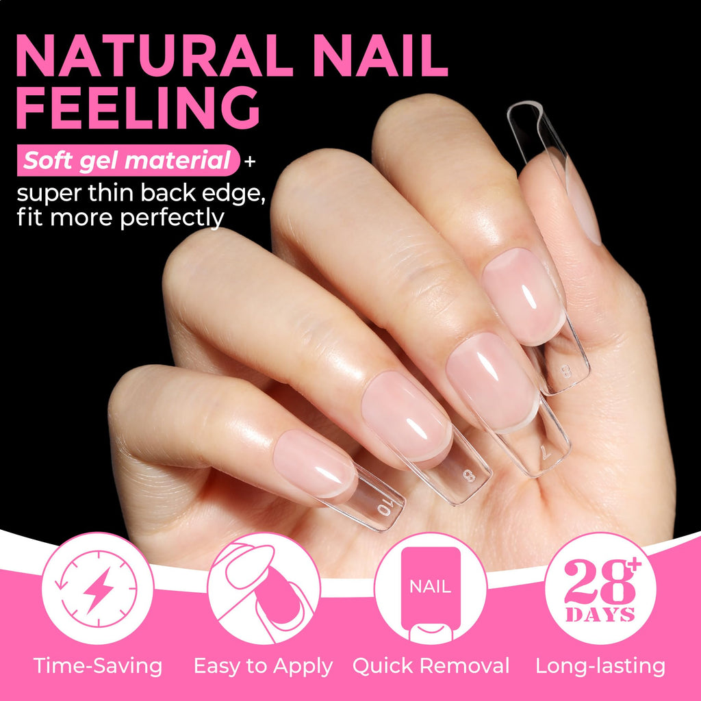 UNA GELLA 20ml*2PCS Nail Glue Remover for Press on, Multi-Functional Pinpoint Glue Remover Fast Removal Gentle Non-Acetone with Crystal Sticks for Nails Polish False Acrylic Nail Tips Home DIY