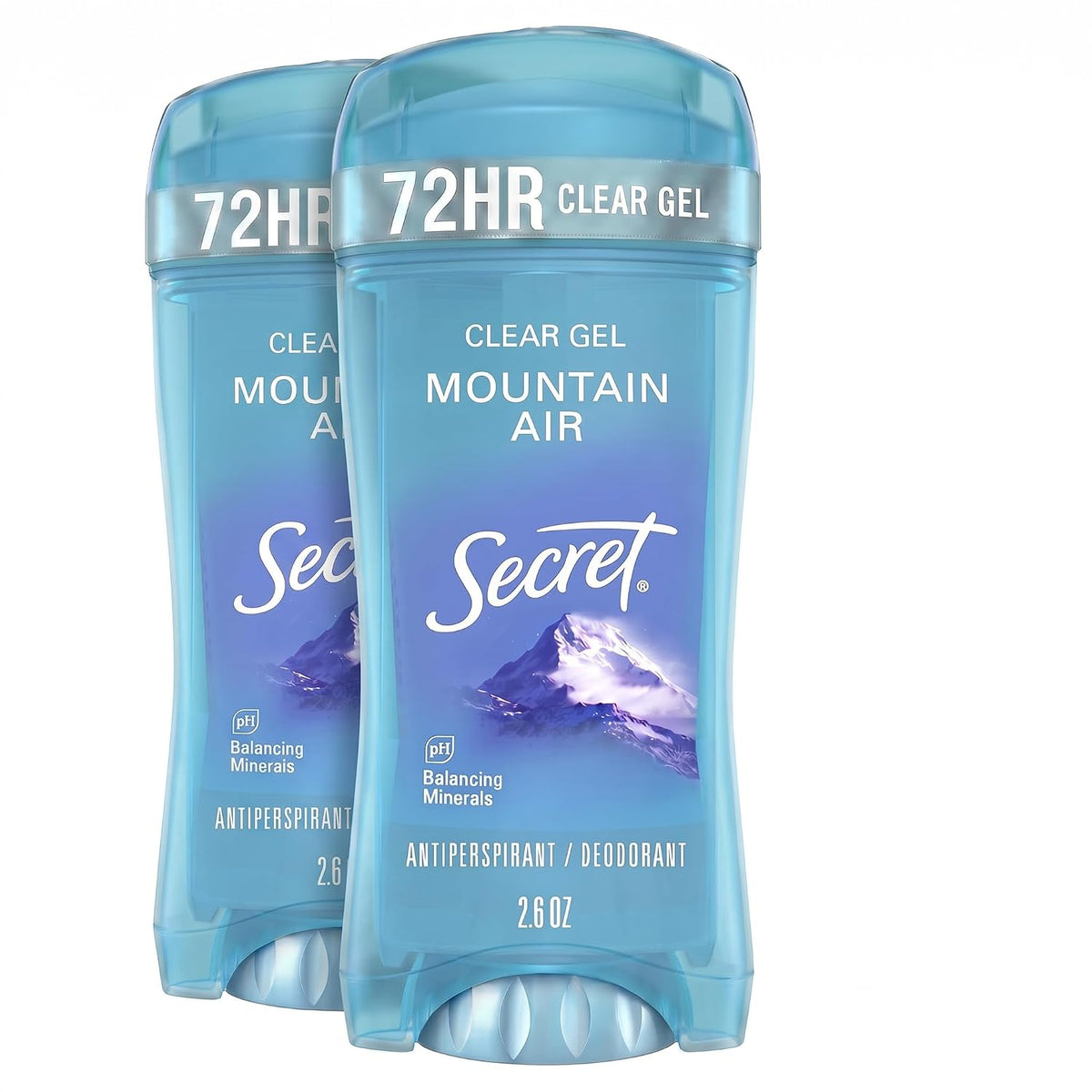 Secret Fresh Antiperspirant Deodorant for Women, 72hr Breathable Sweat & Odor Protection, Instant Freshness & Gentle, PH Balancing Minerals, Clear Gel, Relaxing Lavender Scent, 2.6 oz