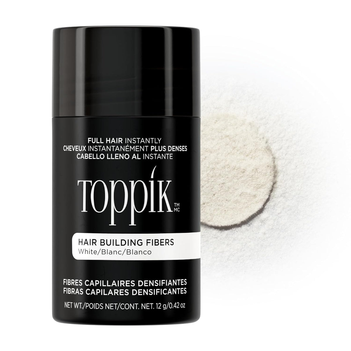 Toppik Hair Building Fibers, Fill In Fine or Thinning Hair Instantly Thicker, Fuller Looking Hair 9 Shades,4 size options