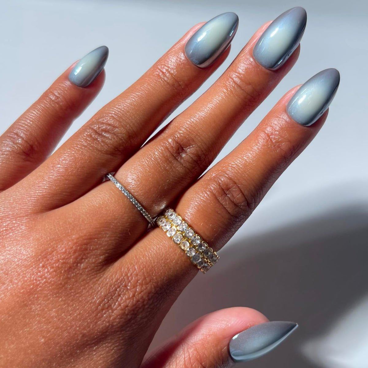 Glamnetic Halloween Press On Nails, Short Almond Glazed, October Nights