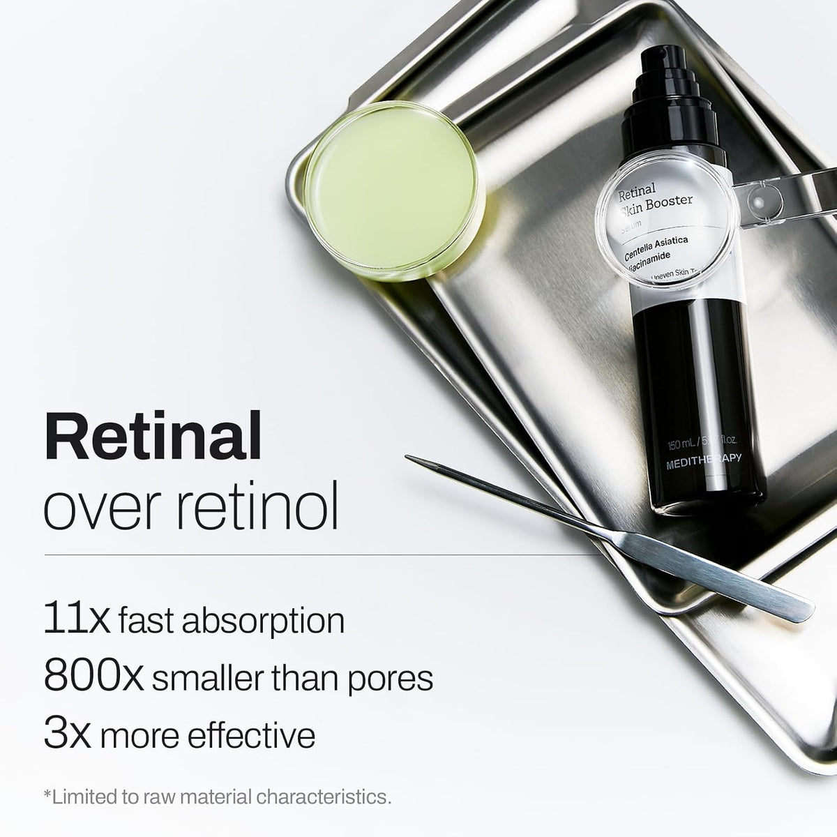 MEDITHERAPY Retinal Skin Booster Face&Body Serum for Uneven Skin 5.07 fl.oz
