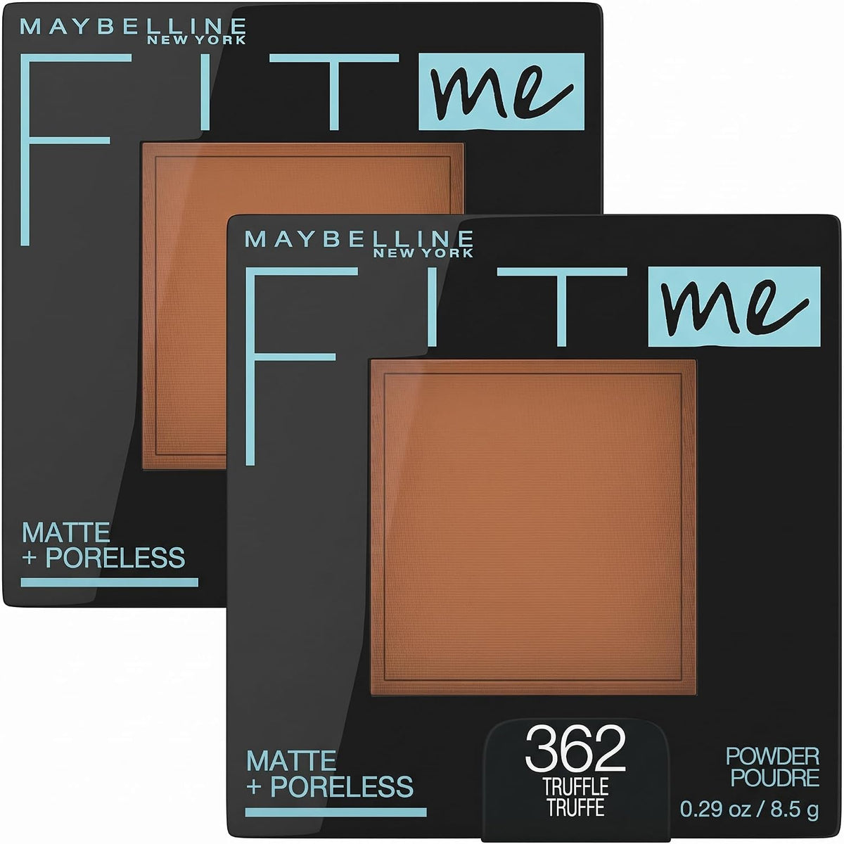Maybelline Fit Me Matte + Poreless Pressed Face Powder Makeup & Setting Powder, Natural Beige, 1 Count