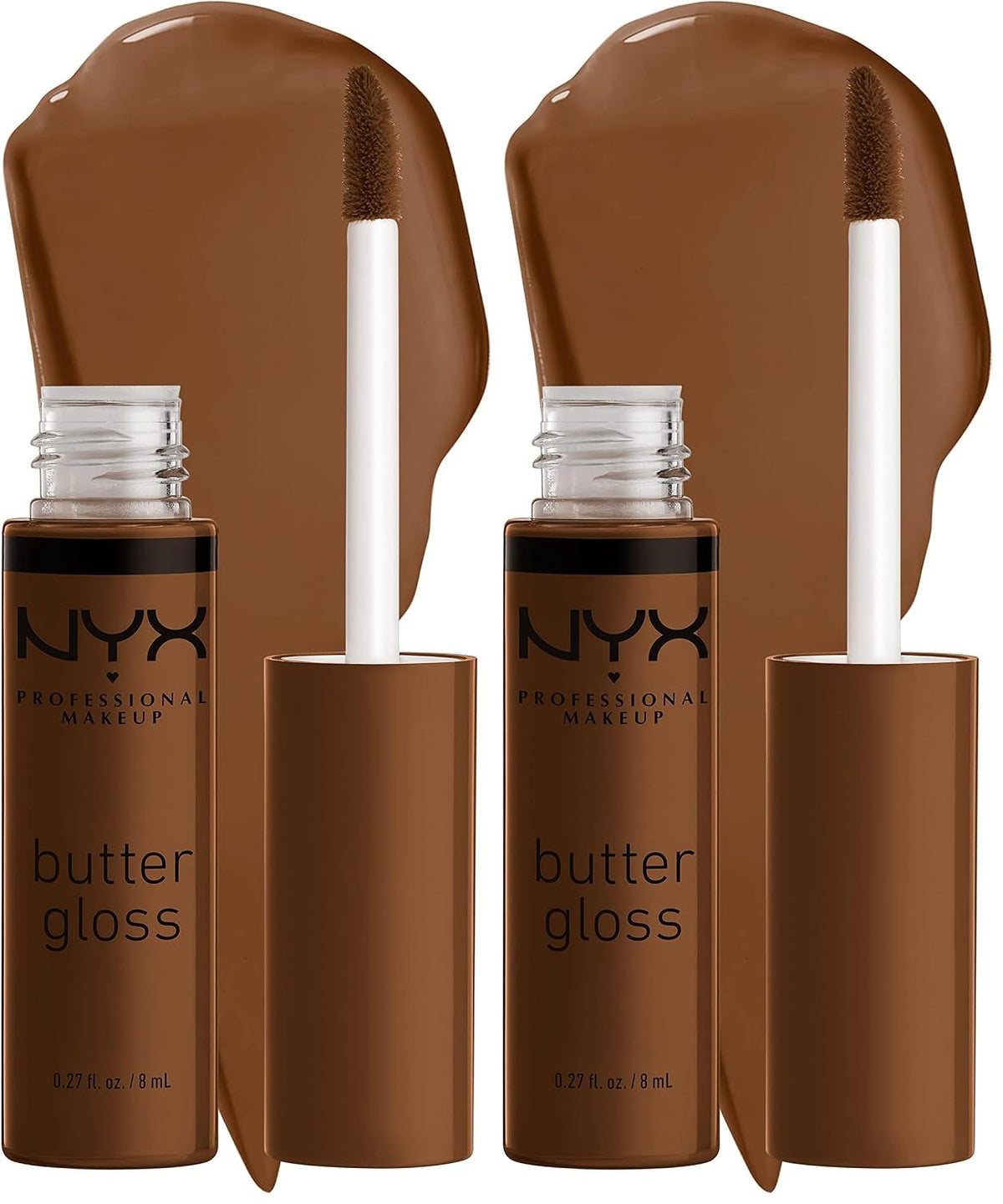 NYX PROFESSIONAL MAKEUP Butter Gloss, Non-Sticky Lip Gloss - Sugar Glass ,Clear