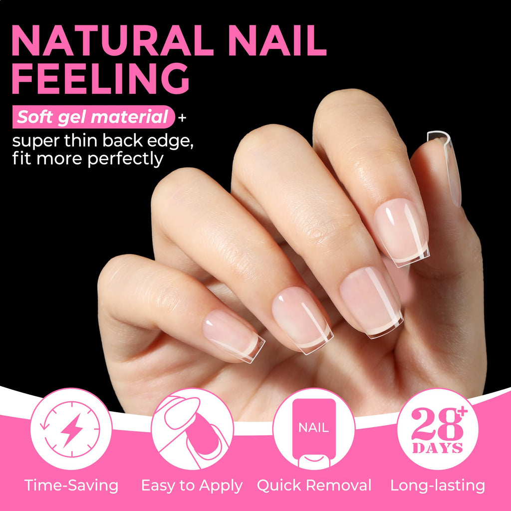 UNA GELLA 20ml*2PCS Nail Glue Remover for Press on, Multi-Functional Pinpoint Glue Remover Fast Removal Gentle Non-Acetone with Crystal Sticks for Nails Polish False Acrylic Nail Tips Home DIY