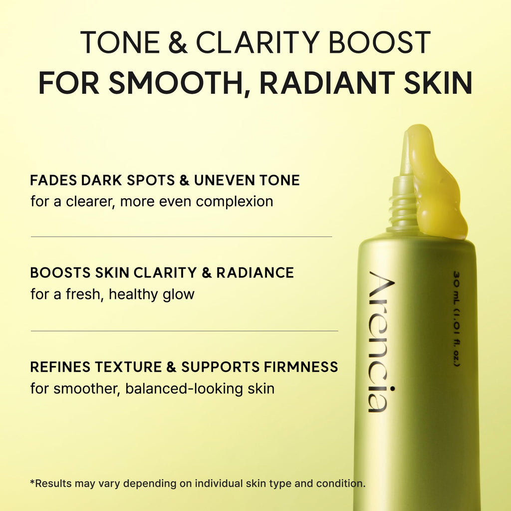 Arencia TXA Booster Shot Serum with 5% Tranexamic Acid & Peptides, Skin Tone Balancing & Hydration Support, Lightweight Daily Skincare, 30 mL / 1.01 fl. oz.