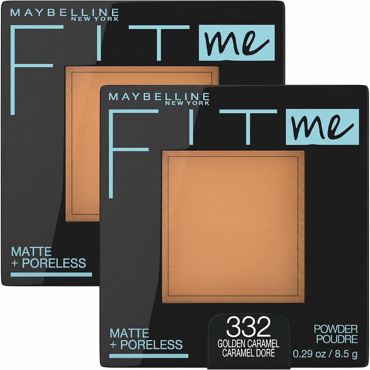 Maybelline Fit Me Matte + Poreless Pressed Face Powder Makeup & Setting Powder, Natural Beige, 1 Count