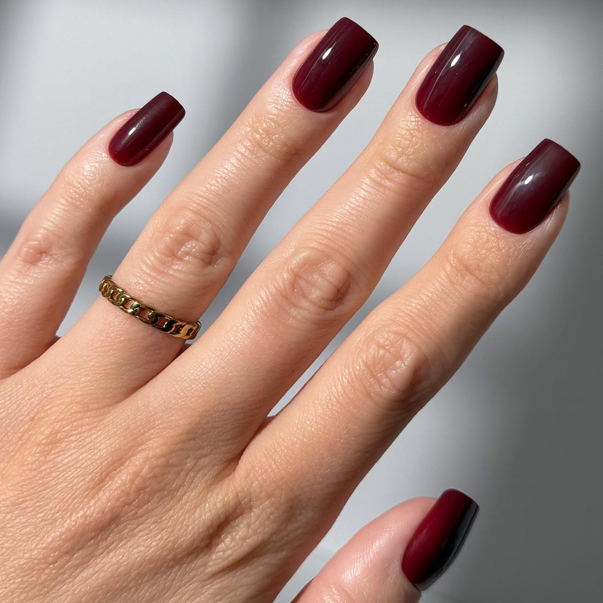 Glamnetic Halloween Press On Nails, Short Almond Glazed, October Nights
