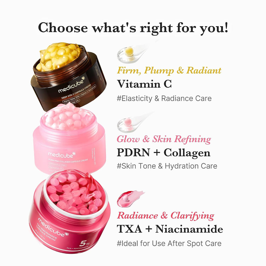 medicube Capsule Cream with Hyaluronic Acid for 120H Lasting Hydration