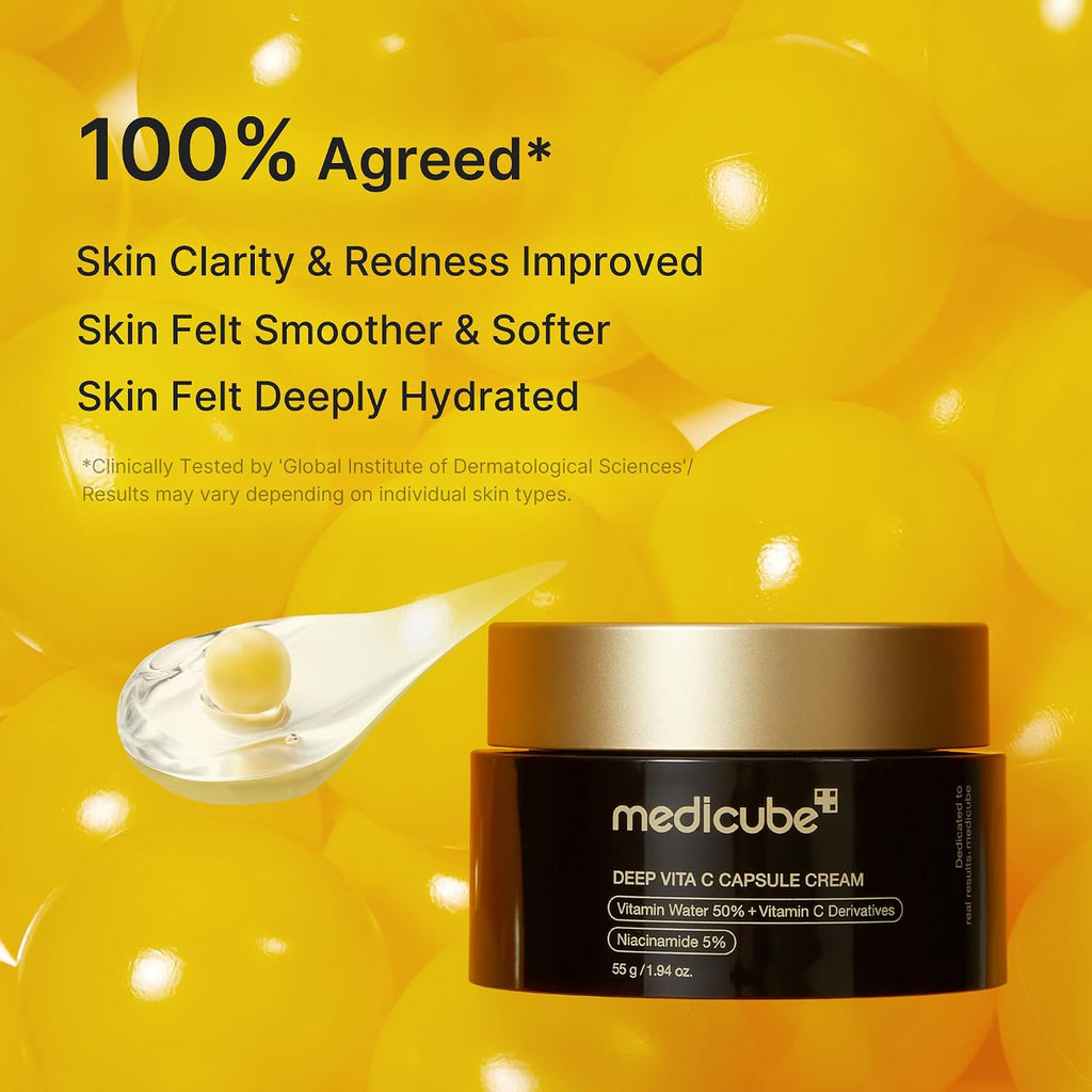 medicube Capsule Cream with Hyaluronic Acid for 120H Lasting Hydration
