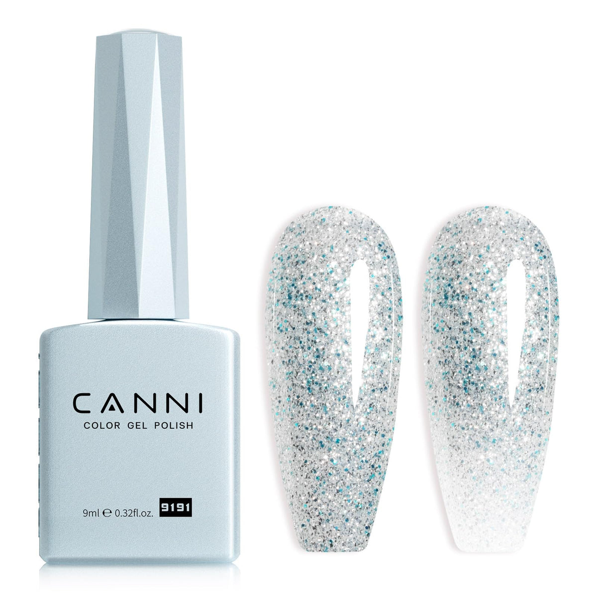 CANNI 9ml Light Yellow Green Gel Nail Polish High Gloss UV LED Soak Off Gel