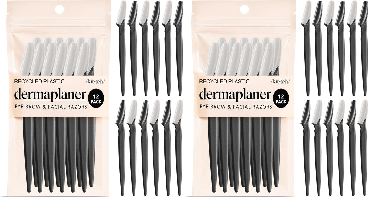 Kitsch Dermaplane Razor for Women Face – Terracotta, 12 pcs
