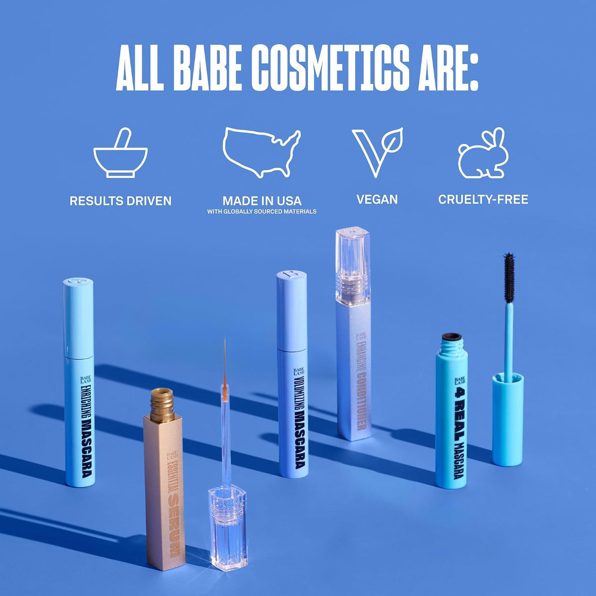 Babe Original Lash Serum - Fuller & Longer Looking Eyelashes, Advanced Lash Enhancing Treatment for Natural Lashes, Extensions & Eyebrows, Vegan & Cruelty-Free