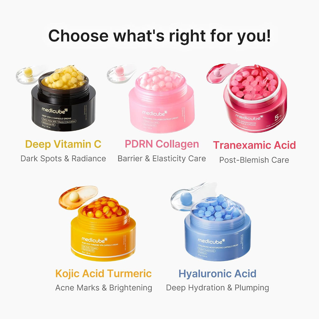 medicube Capsule Cream with Hyaluronic Acid for 120H Lasting Hydration