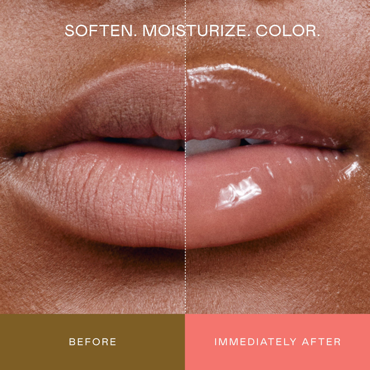 EADEM Tinted Lip Balm, Moisturizing Lip Gloss Tube for Women, Chateau Rose