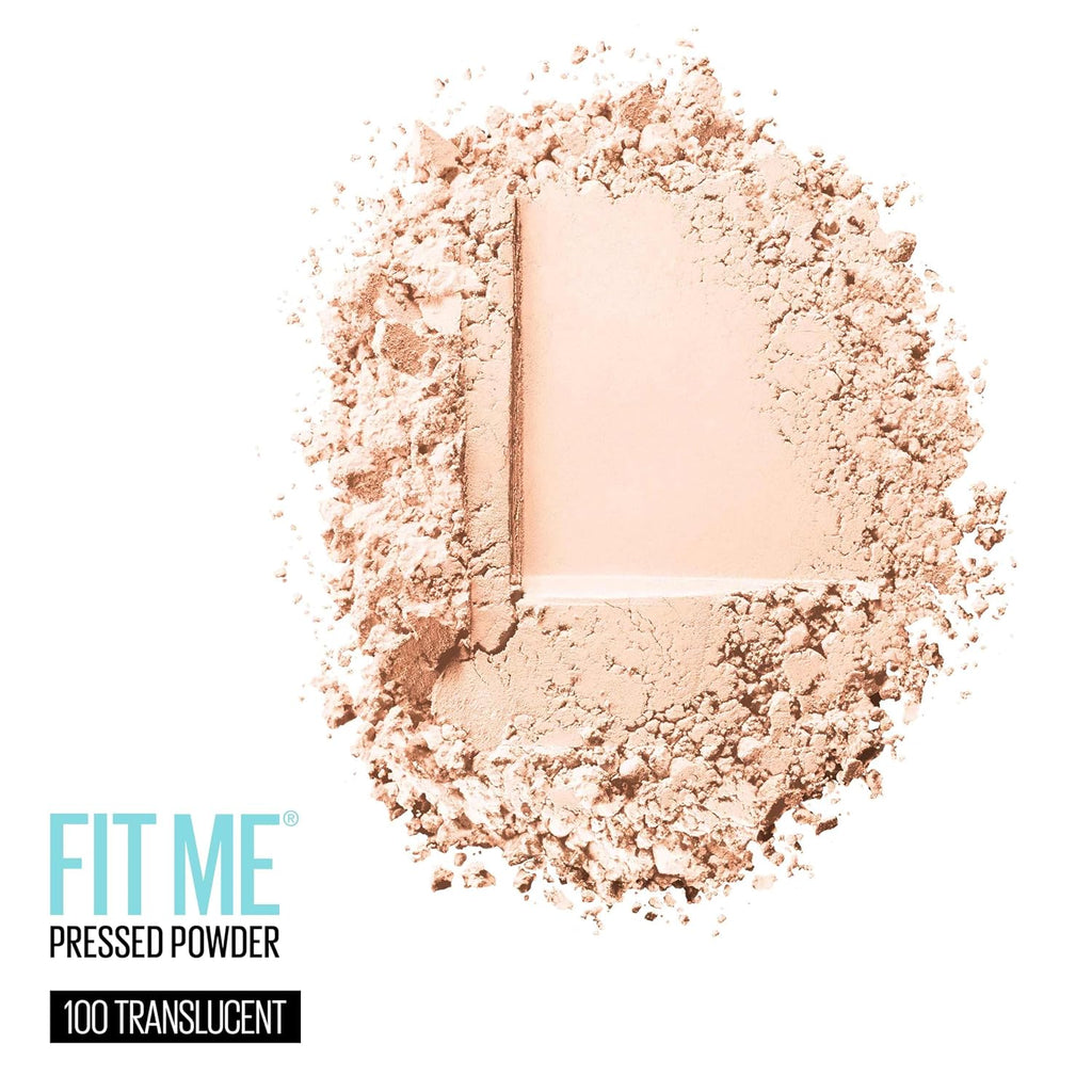 Maybelline Fit Me Matte + Poreless Pressed Face Powder Makeup & Setting Powder, Natural Beige, 1 Count