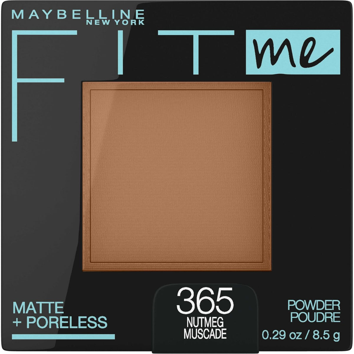 Maybelline Fit Me Matte + Poreless Pressed Face Powder Makeup & Setting Powder, Natural Beige, 1 Count