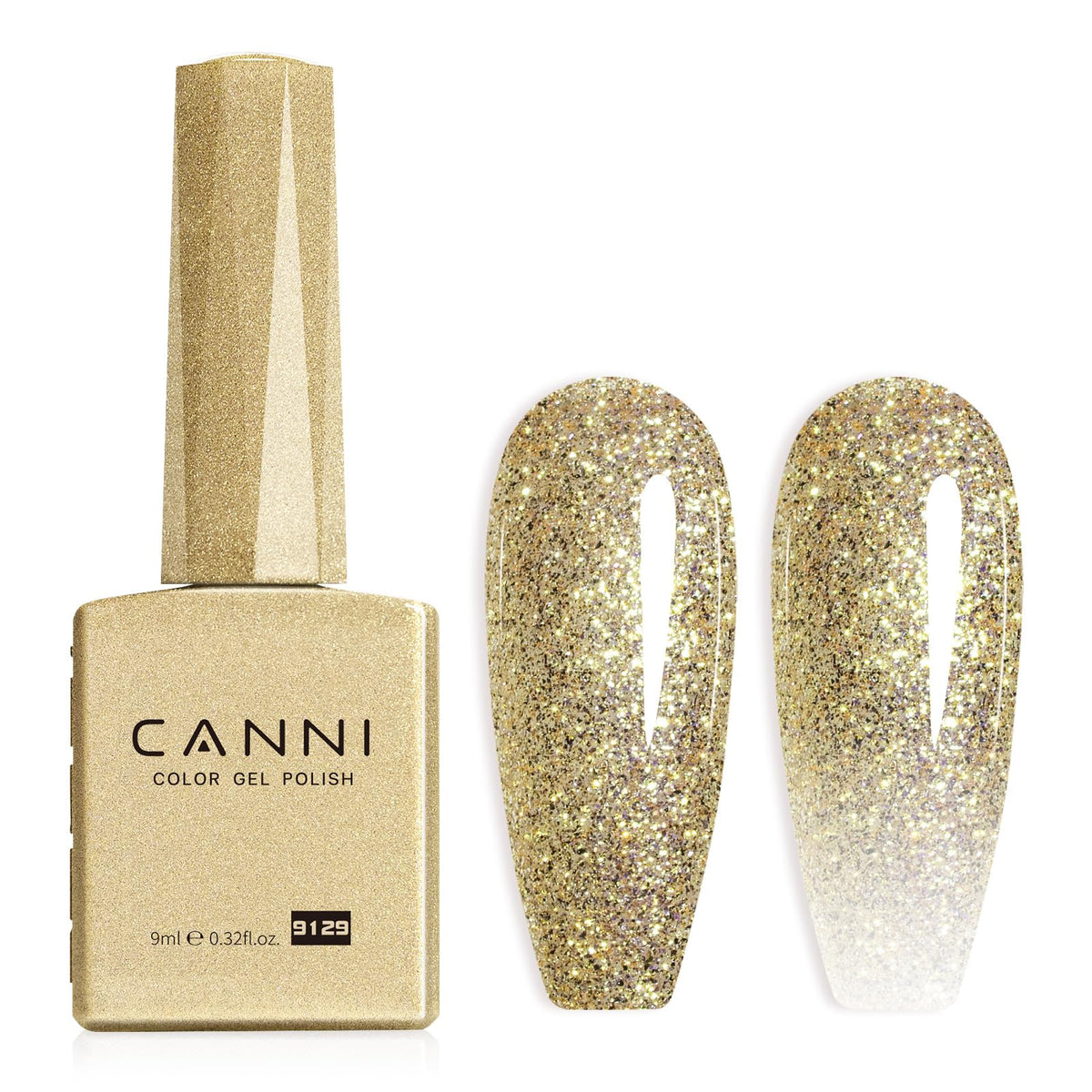CANNI 9ml Light Yellow Green Gel Nail Polish High Gloss UV LED Soak Off Gel