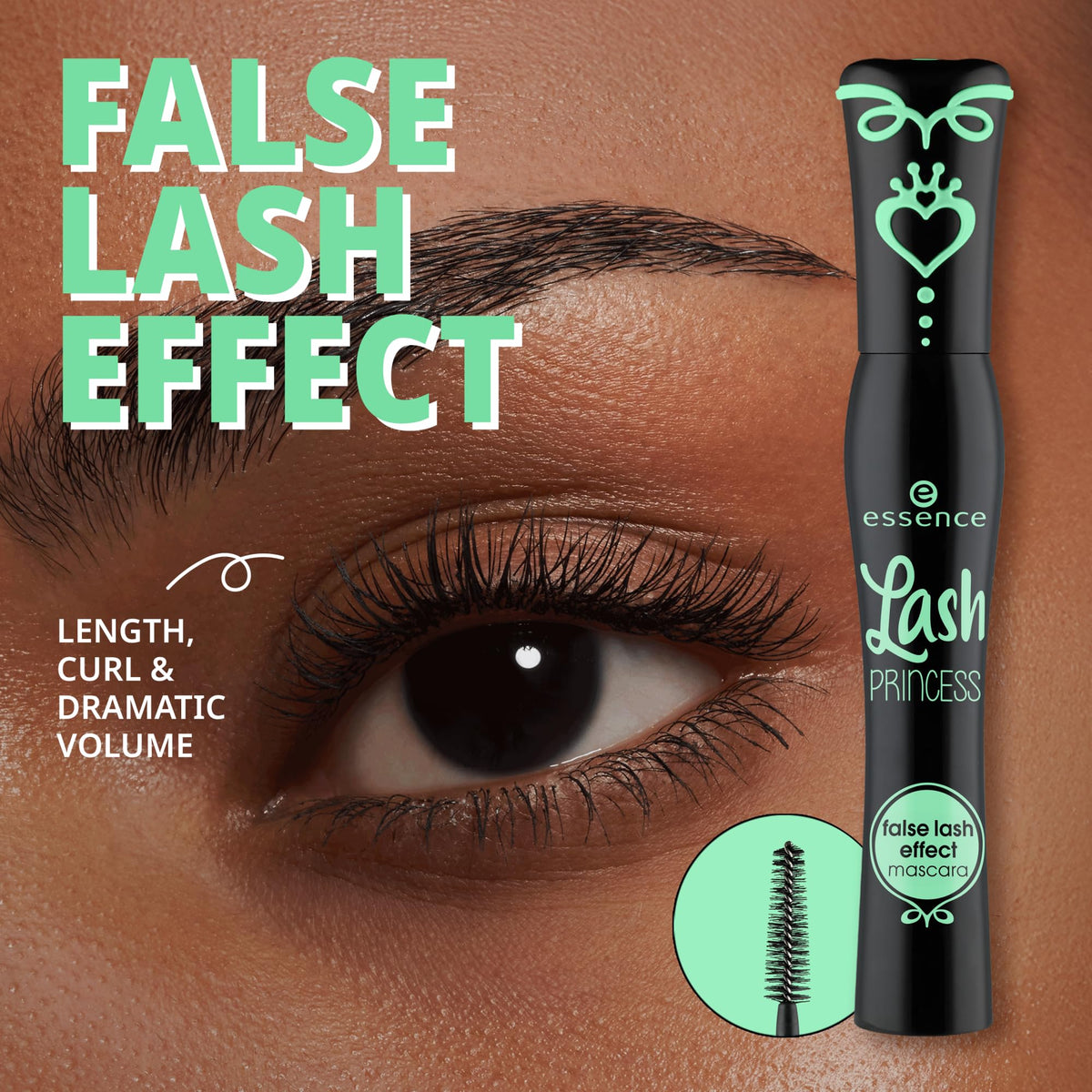 essence Lash Princess False Lash Effect Mascara, Black (Pack of 1)