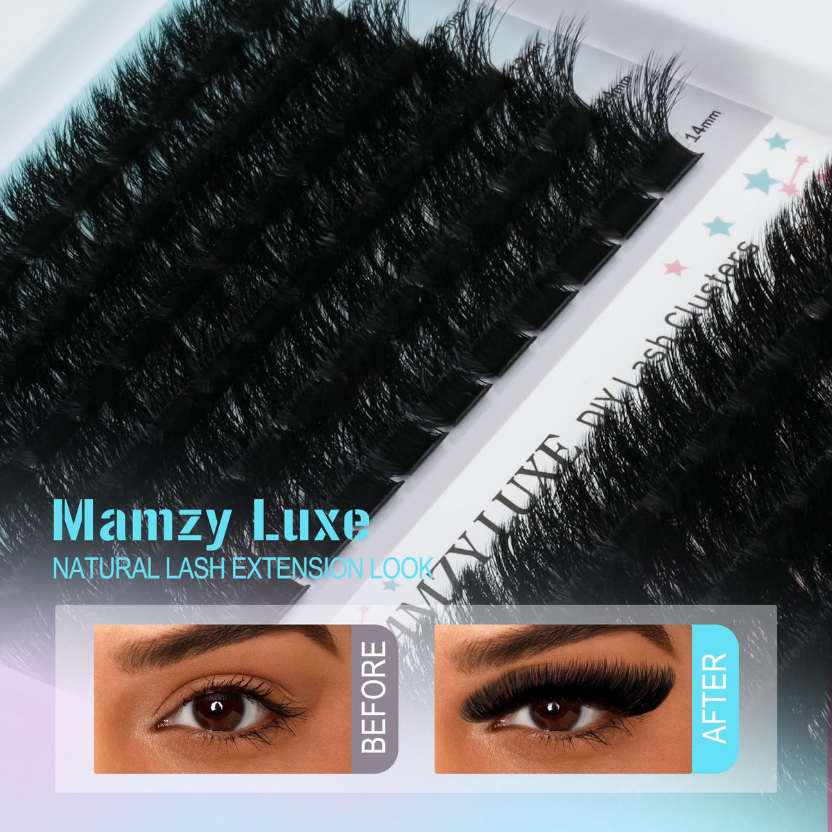 Lash Clusters Wispy 80D Eyelash Clusters 10-18mm Fluff Cluster Eyelash Extensions D Curl No Plastic Feel Individual Lashes Extension 240 Pcs Versatile False Eyelashes Clusters